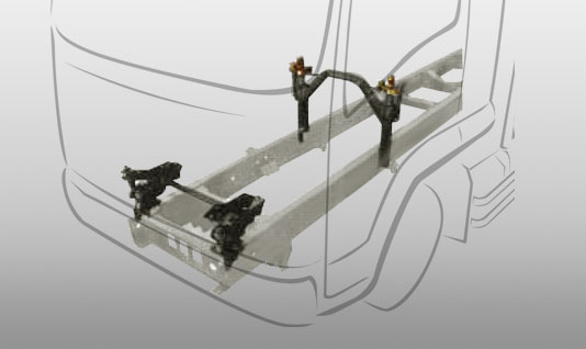 ISUZU FXZ Mixer Euro 5 Max (ช่วงยาว 5.4 เมตร) หัวแชสซี (Chassis)