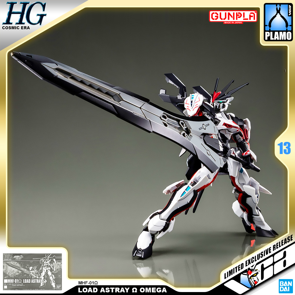 ⭐️ BANDAI GUNPLA HIGH GRADE COSMIC ERA HG 1/144 MHF-01 LOAD ASTRAY OMEGA Ω ประกอบ หุ่นยนต์ โมเดล กันดั้ม กันพลา ของเล่น VCA GUNDAM