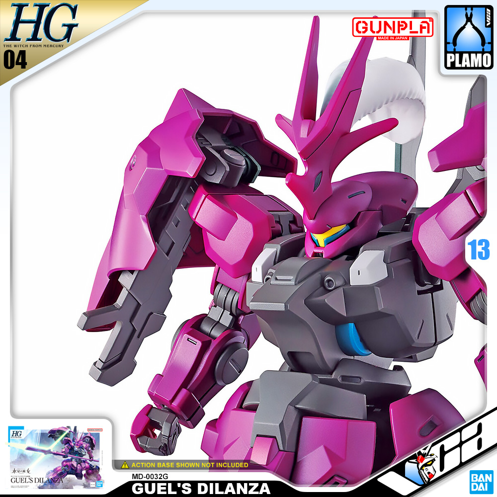 ⭐️ BANDAI GUNPLA HIGH GRADE THE WITCH FROM MERCURY HGTWFM HG 1/144 GUEL GUEL'S DILANZA ประกอบ หุ่นยนต์ โมเดล กันดั้ม กันพลา ของเล่น VCA GUNDAM