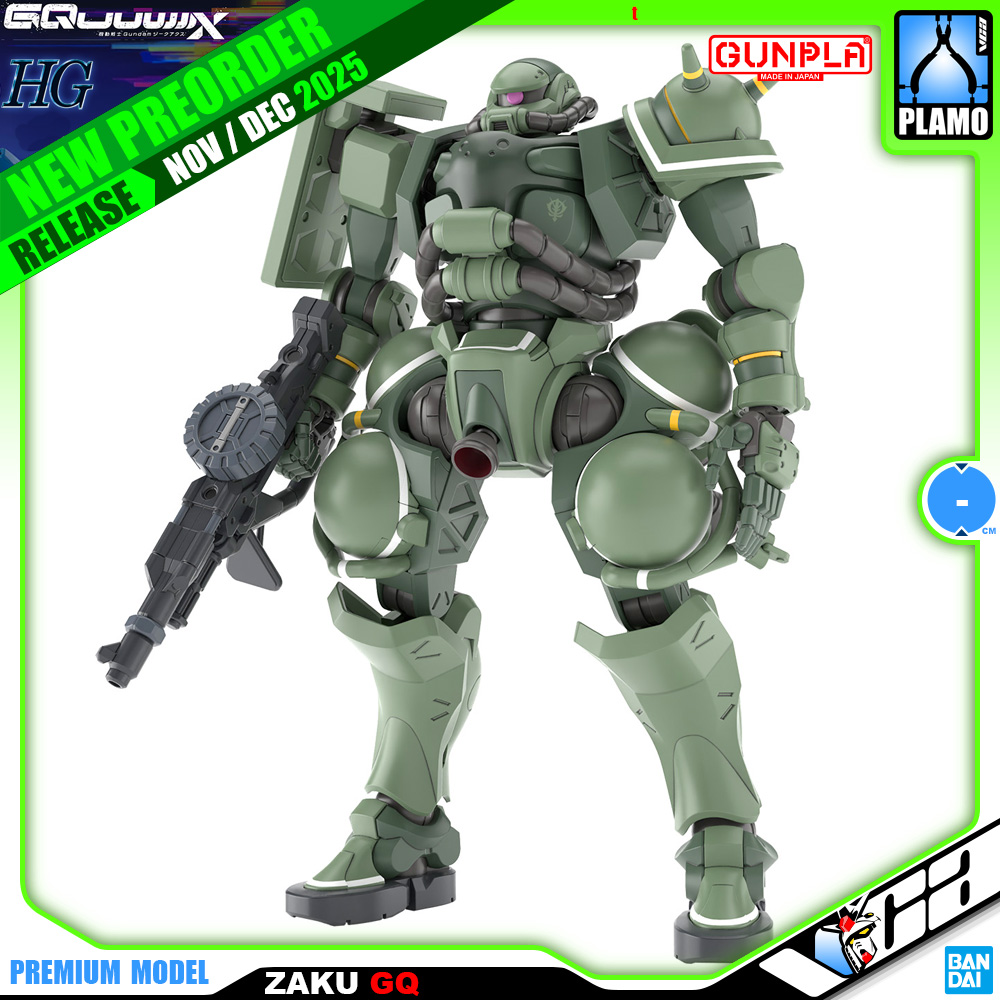 【🟢𝐏𝐑𝐄𝐎𝐑𝐃𝐄𝐑 NOV/DEC-2025】 HG-GQ ZAKU