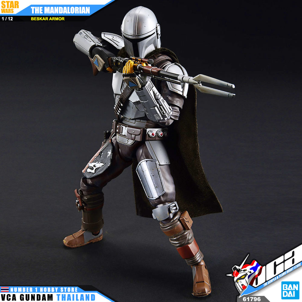 BANDAI STAR WARS 1/12 THE MANDALORIAN BESKAR ARMOR สตาร์ วอร์ พลาสติก โมเดล VCA GUNDAM