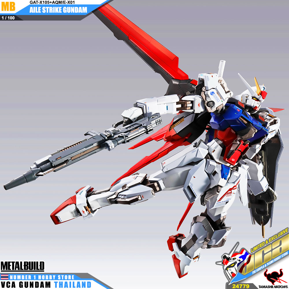 BANDAI TAMASHII NATIONS METAL BUILD AILE STRIKE GUNDAM กันดั้ม ฟิกเกอร์ VCA GUNDAM