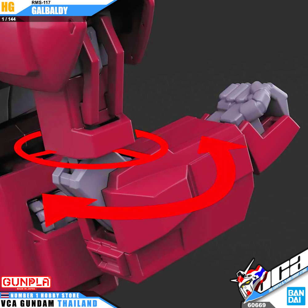 ⭐️ BANDAI GUNPLA HIGH GRADE UNIVERSAL CENTURY HGUC HG 1/144 GALBALDY ประกอบ หุ่นยนต์ โมเดล กันดั้ม กันพลา ของเล่น VCA GUNDAM