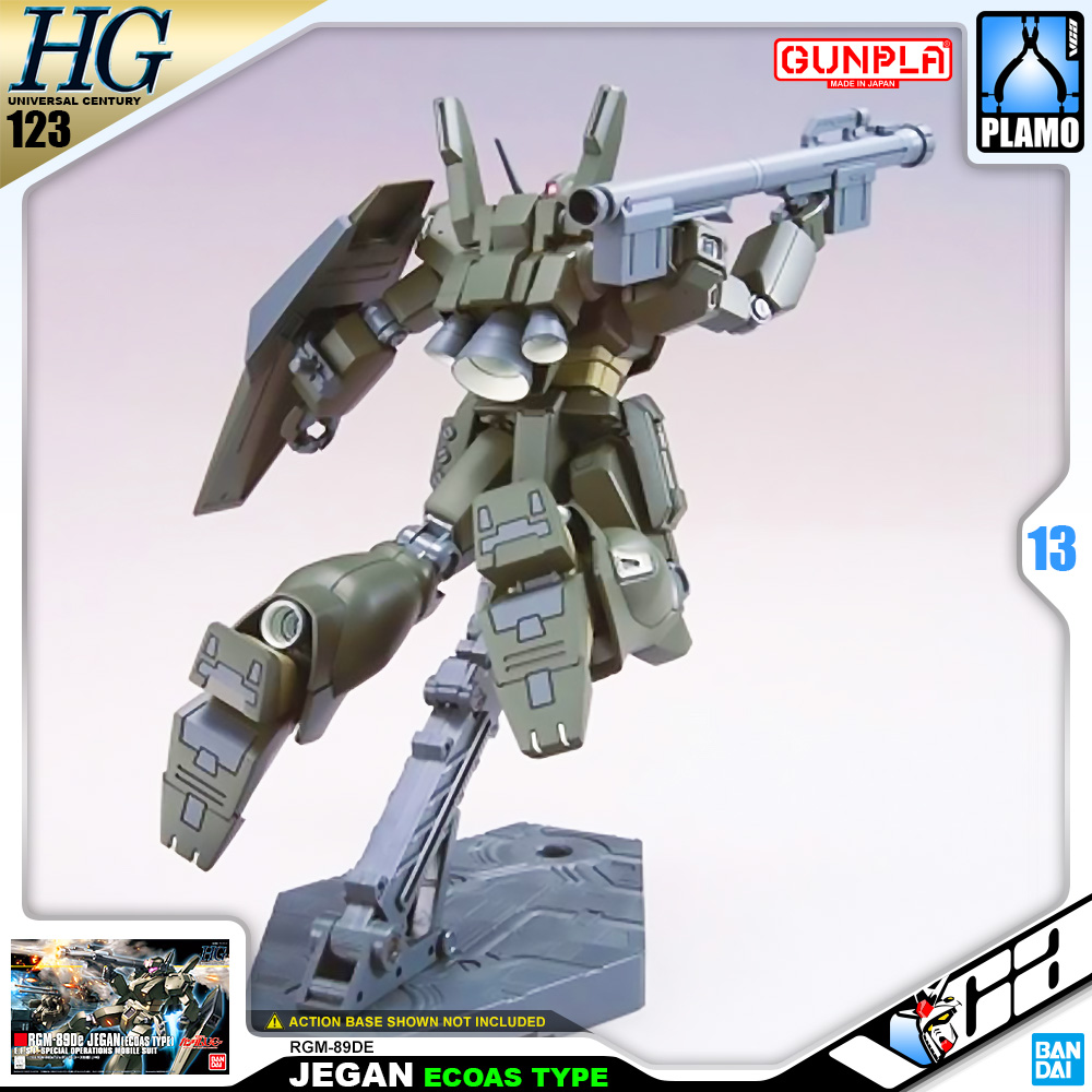 ⭐️ BANDAI GUNPLA HIGH GRADE UNIVERSAL CENTURY HGUC HG 1/144 RGM-89DE JEGAN ECOAS TYPE ประกอบ หุ่นยนต์ โมเดล กันดั้ม กันพลา ของเล่น VCA GUNDAM