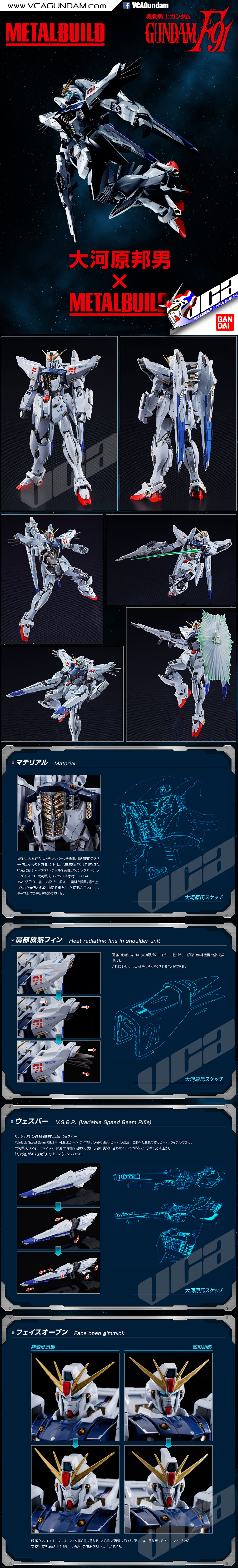 METAL BUILD GUNDAM F91 กันดั้ม