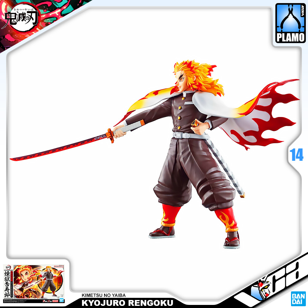 ⭐️ BANDAI KIMENTSU NO YAIBA KYOJURO RENGOKU ดาบพิฆาตอสูร ประกอบ โมเดล ของเล่น VCA GUNDAM