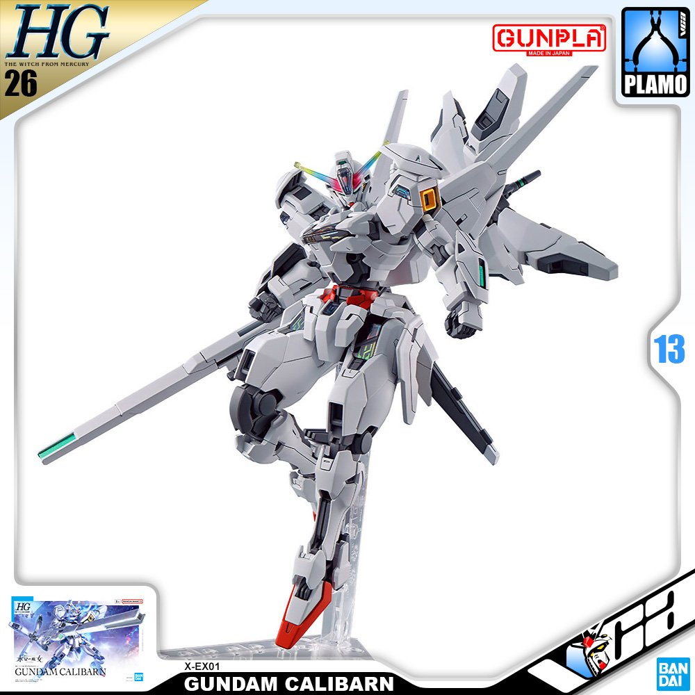 Bandai Gunpla High Grade The Witch from Mercury HG Gundam Calibarn Plastic Model Toy VCA Thailand