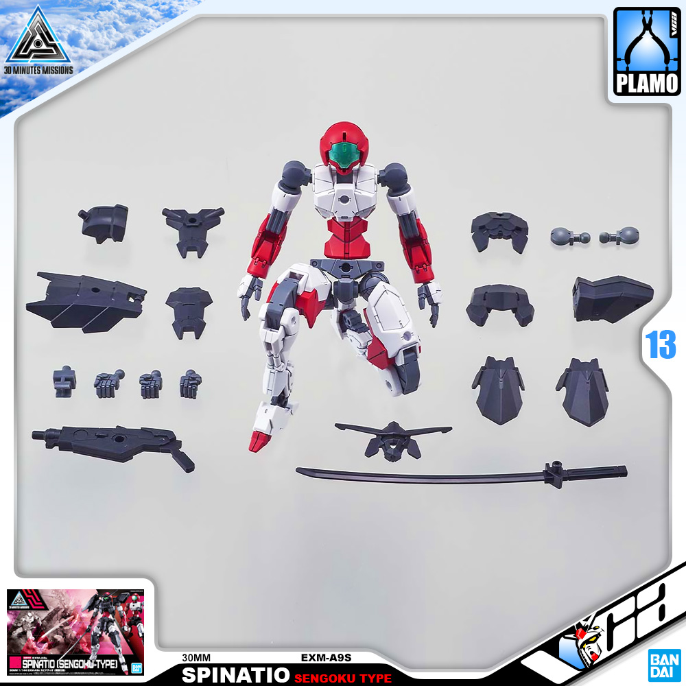 Bandiai 30MM EXM-A9S SPINATIO SENGOKU TYPE