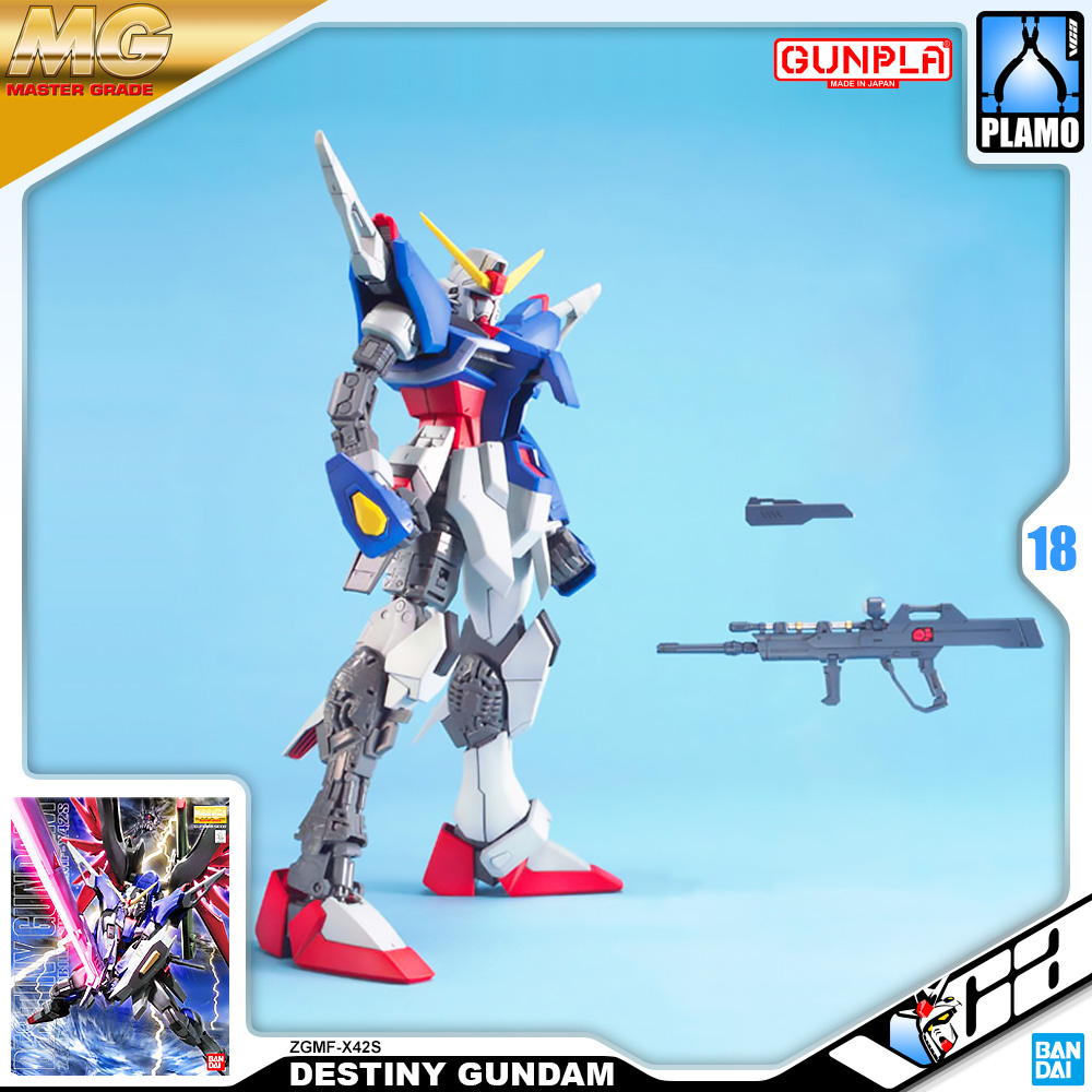 ⭐️ BANDAI GUNPLA MASTER GRADE MG 1/100 ZGMF-X42S DESTINY GUNDAM ประกอบ หุ่นยนต์ โมเดล กันดั้ม กันพลา ของเล่น VCA GUNDAM