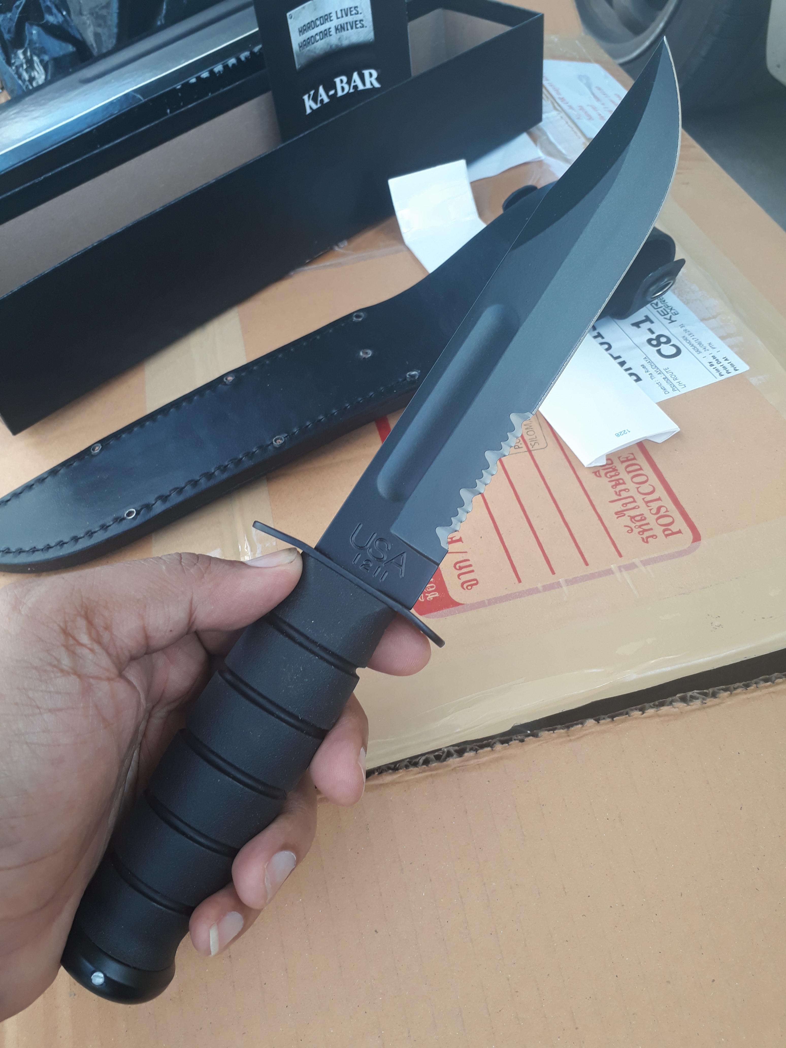 Ka-Bar 2-1212-3 Black Fighting Knife