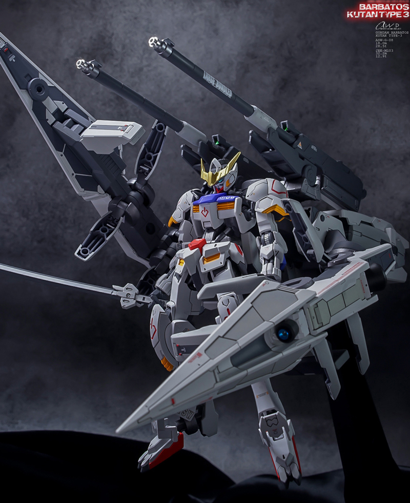 HG 1/144 Gundam Barbatos + Transport Booster | Modeled by Identity