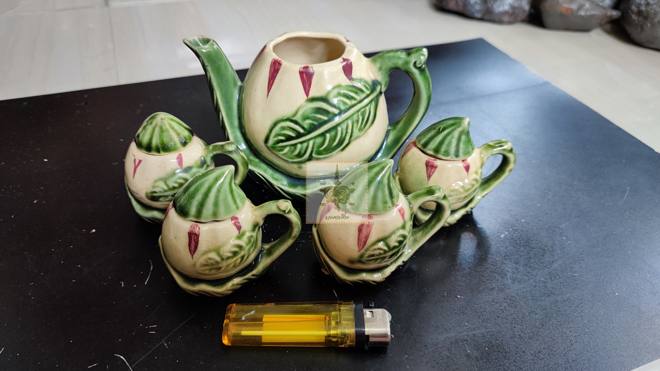 ชุดกาเซรามิก รูปมะเขือ