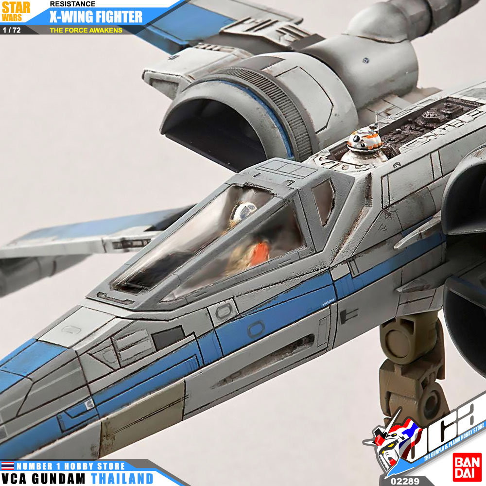 Bandai 1/72 RESISTANCE X-WING FIGHTER STAR WARS : THE FORCE AWAKENS