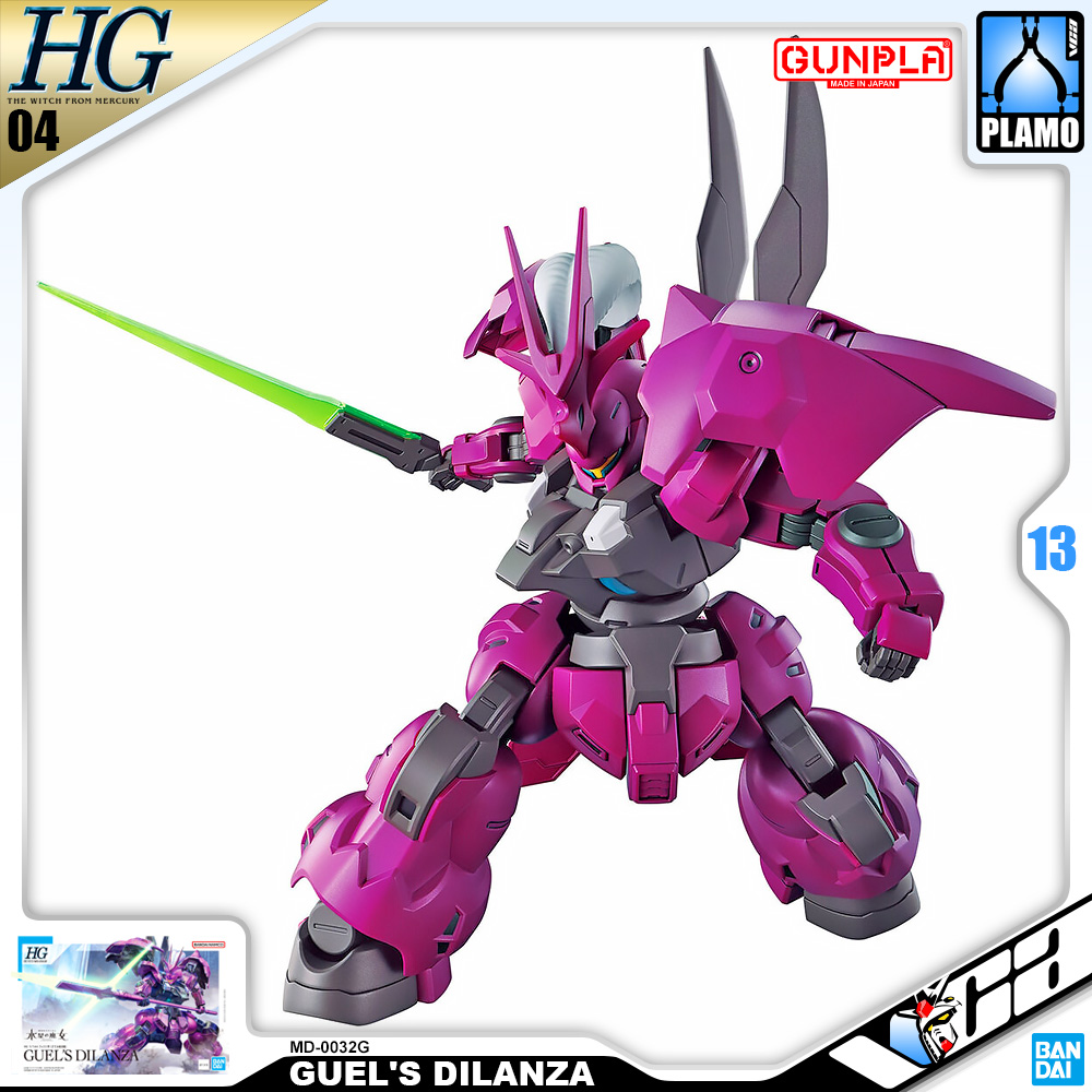 ⭐️ BANDAI GUNPLA HIGH GRADE THE WITCH FROM MERCURY HGTWFM HG 1/144 GUEL GUEL'S DILANZA ประกอบ หุ่นยนต์ โมเดล กันดั้ม กันพลา ของเล่น VCA GUNDAM