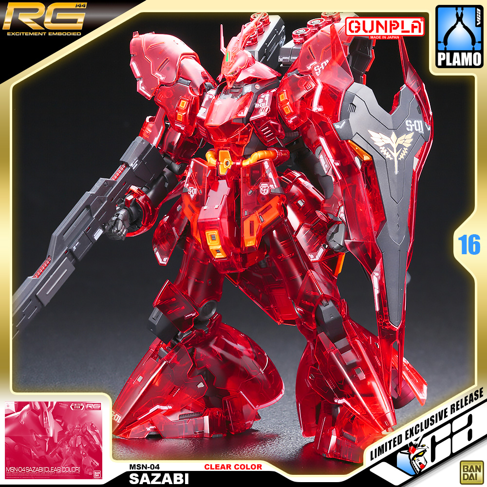 RG MSN-04 SAZABI (CLEAR COLOR)