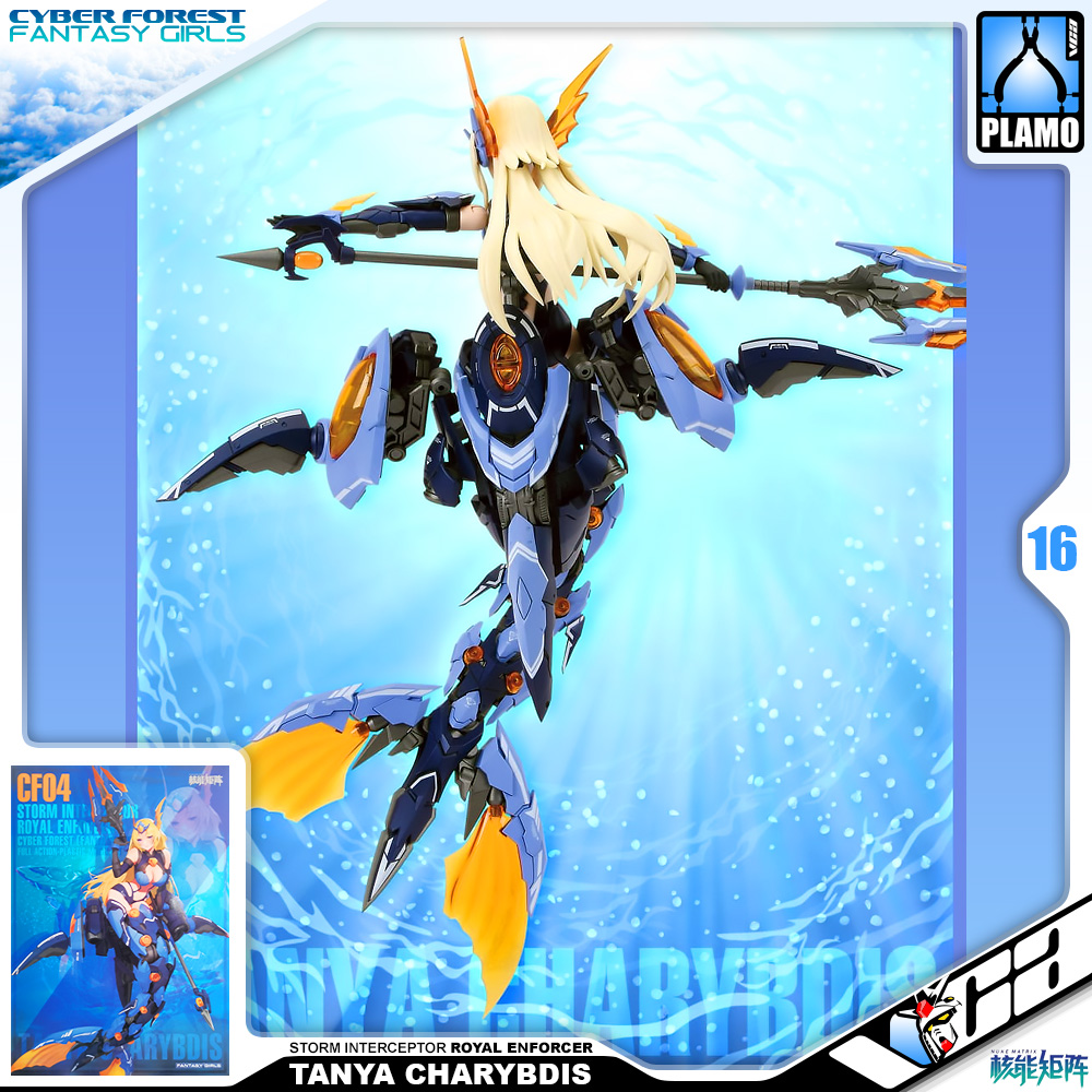 Nuke Matrix Cyber Forest Fantasy Girls STORM INTERCEPTOR ROYAL ENFORCER TANYA CHARYBDIS MERMAID