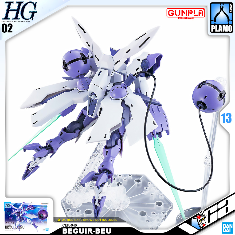 ⭐️ BANDAI GUNPLA HIGH GRADE THE WITCH FROM MERCURY HGTWFM HG 1/144 BEGUIR-BEU BEGUIR BEU ประกอบ หุ่นยนต์ โมเดล กันดั้ม กันพลา ของเล่น VCA GUNDAM