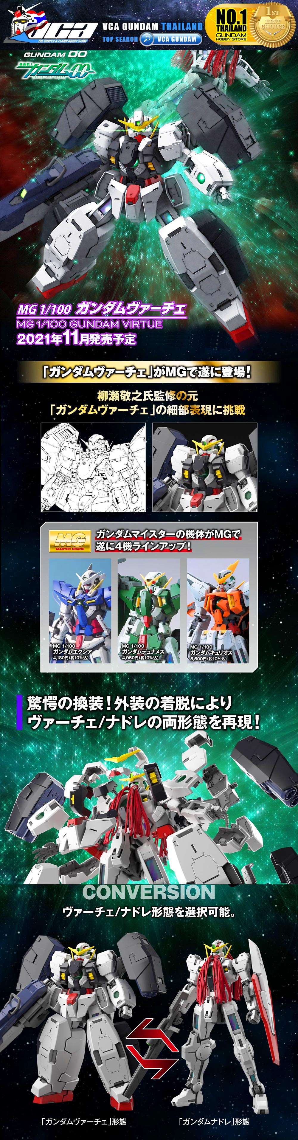 Bandai Gunpla Master Grade MG Gundam Virtue