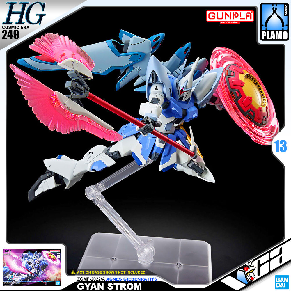 Bandai Gunpla High Grade HG Gyan Strom Agnes Giebenrath Custom Plastic Model Action Figure Toy VCA Gundam