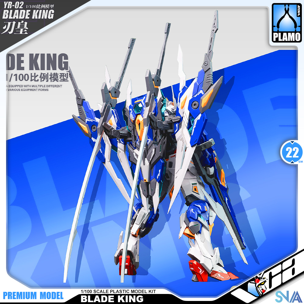SNAA 1/100 BLADE KING ประกอบ หุ่นยนต์ โมเดล กันดั้ม กันพลา ของเล่น VCAGTH