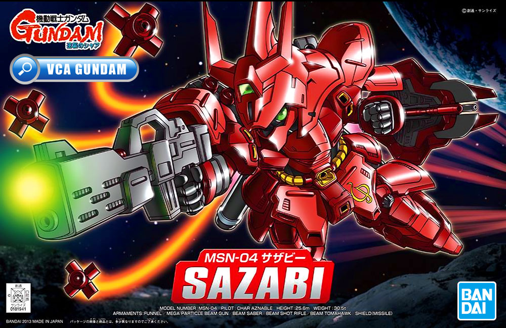 SD BB382 MSN-04 SAZABI ซาซาบิ