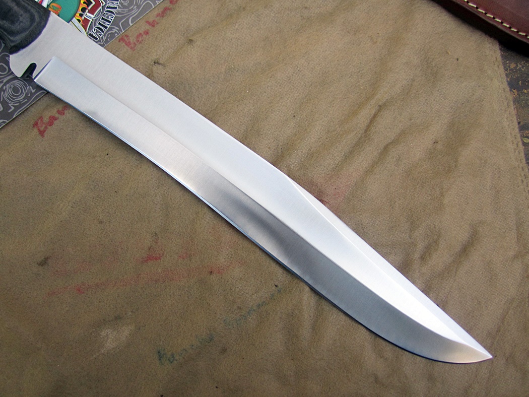 มีดเหล็กd2 IPAK CFK Custom Handmade D2 LARGE Bushcraft BUG-OUT-BAG Survival Machete Knife