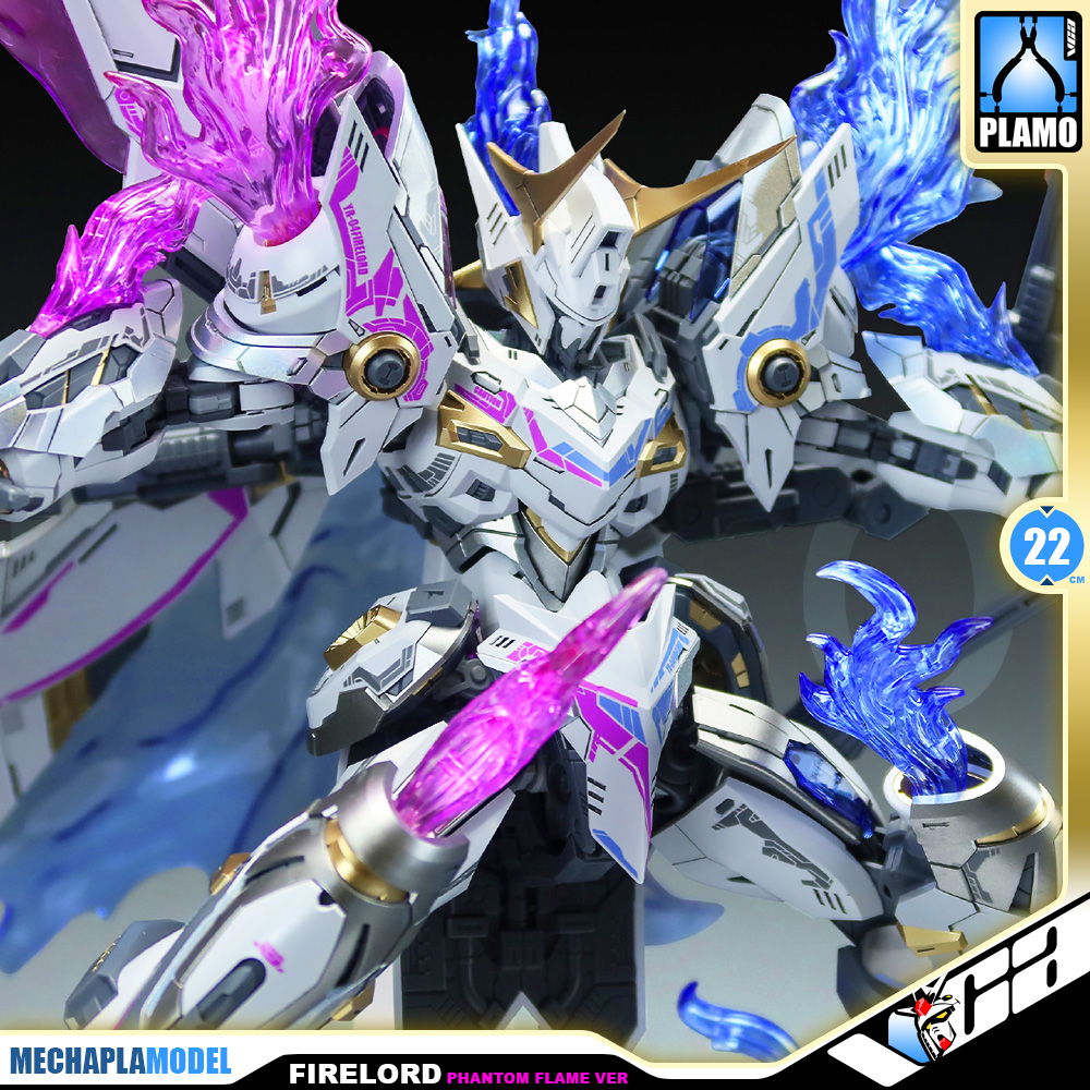 SNAA YR-04 Firelord Ver. Phantom Flame 焱皇 Ver.幻炎之魂 Master Grade MG 1/100 Plastic Model Action Figure Toy Master Grade MG Kit VCA Gundam Mecha Thailand