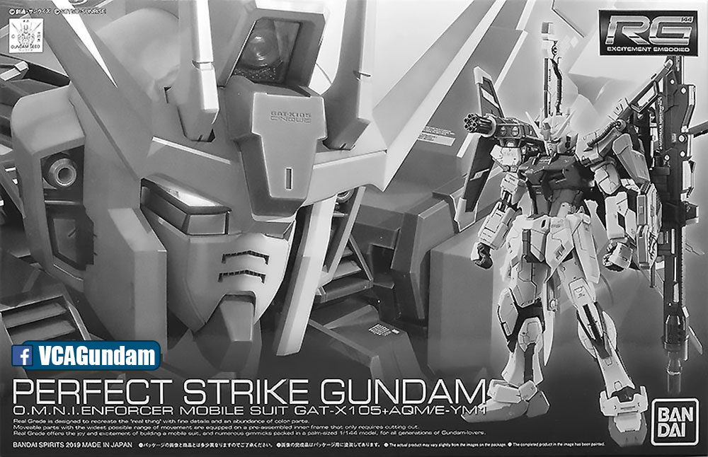 RG GAT-X105+AQM/E-YM1 PERFECT STRIKE GUNDAM เพอร์เฟ็คท์ สไตรค์ กันดั้ม