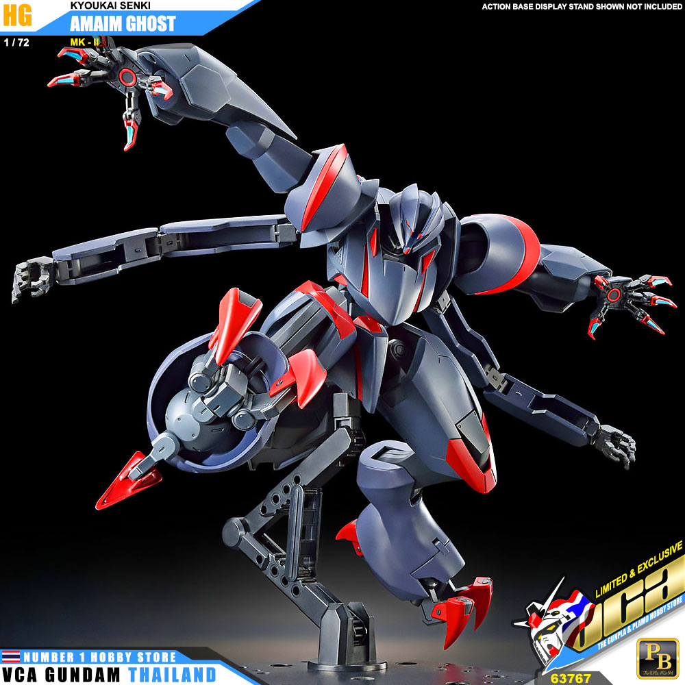 PREMIUM BANDAI KYOUKAI SENKI HIGH GRADE HG 1/72 AMAIM GHOST MK-II MK II MK2 MARK 2 โมเดล นักสู้เขตแดน VCA GUNDAM