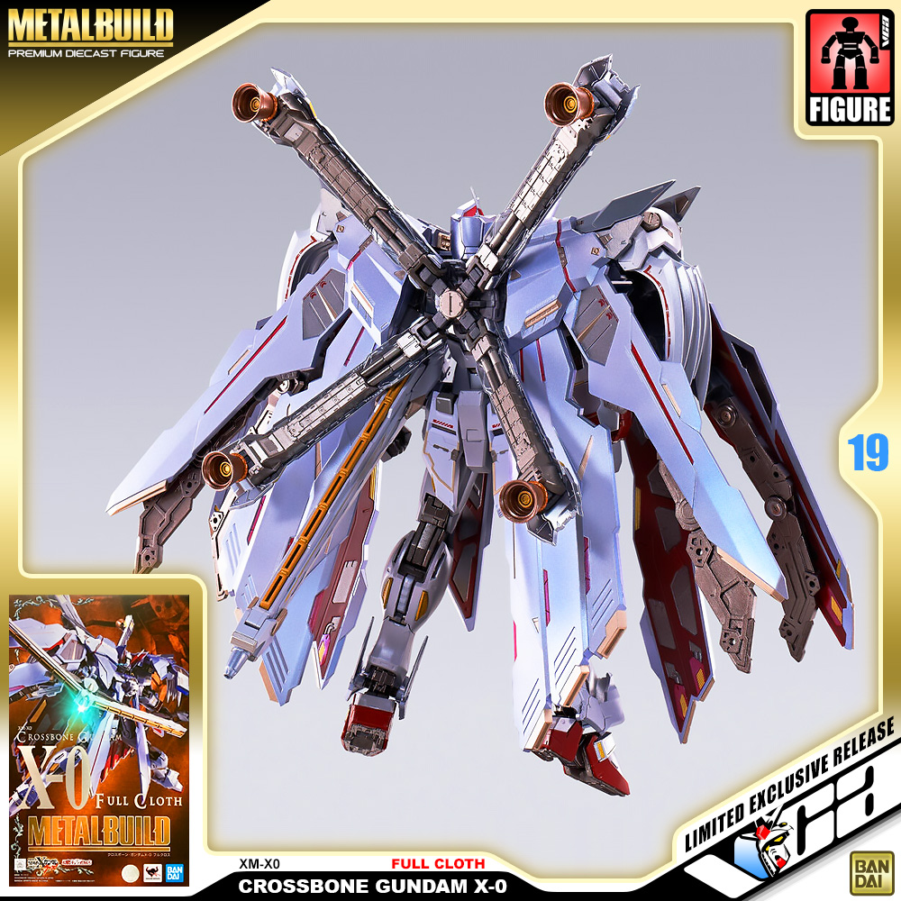 ⭐️ PREMIUM BANDAI PB TAMASHII NATIONS METAL BUILD MB CROSSBONE GUNDAM X-0 X0 FULL CLOTH กันดั้ม ฟิกเกอร์ ของเล่น VCA GUNDAM