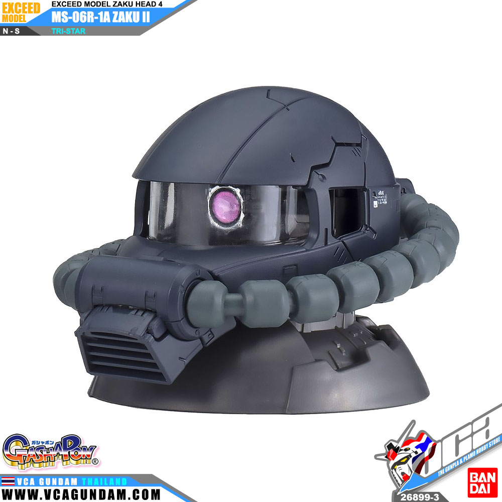 Exceed Model Zaku Head Collection 4 EMZH4 MS-06R-1A ZAKU II TRI-STAR ซาคุ 2