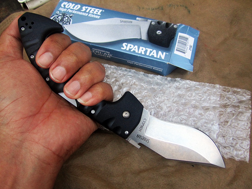 มีดพับCold Steel Spartan Folding Knife AUS10A 21ST