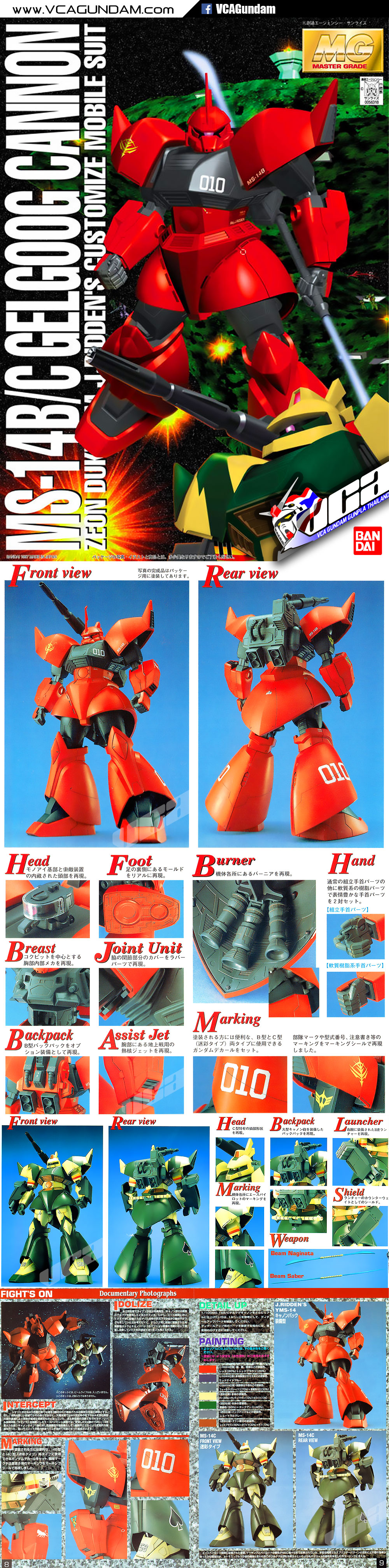 MG MS-14B/C GELGOOG CANNON เจลก็อก แคนนอน