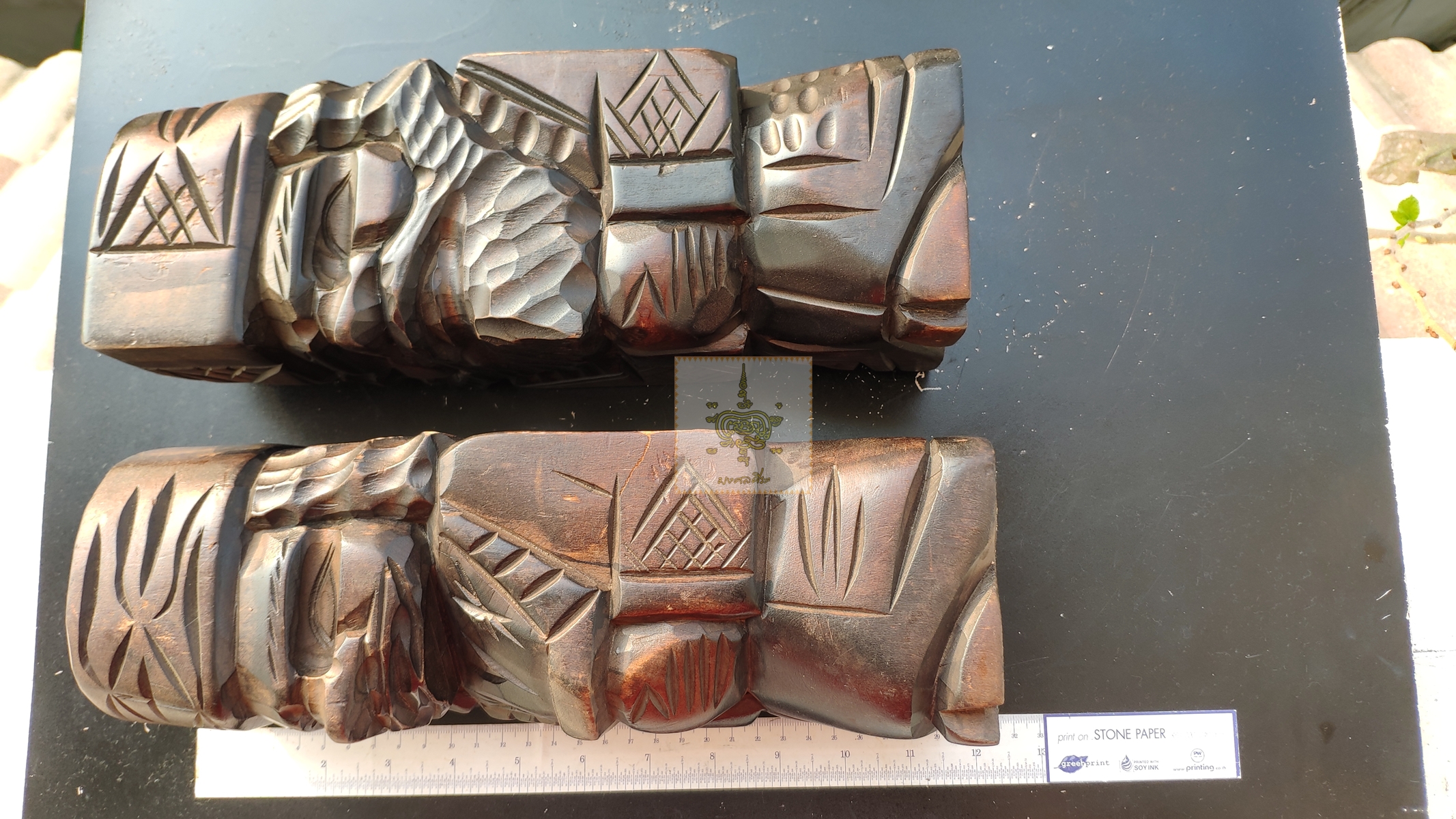 ตุ๊กตาไม้ ชาวไอนุ คู่ที่2