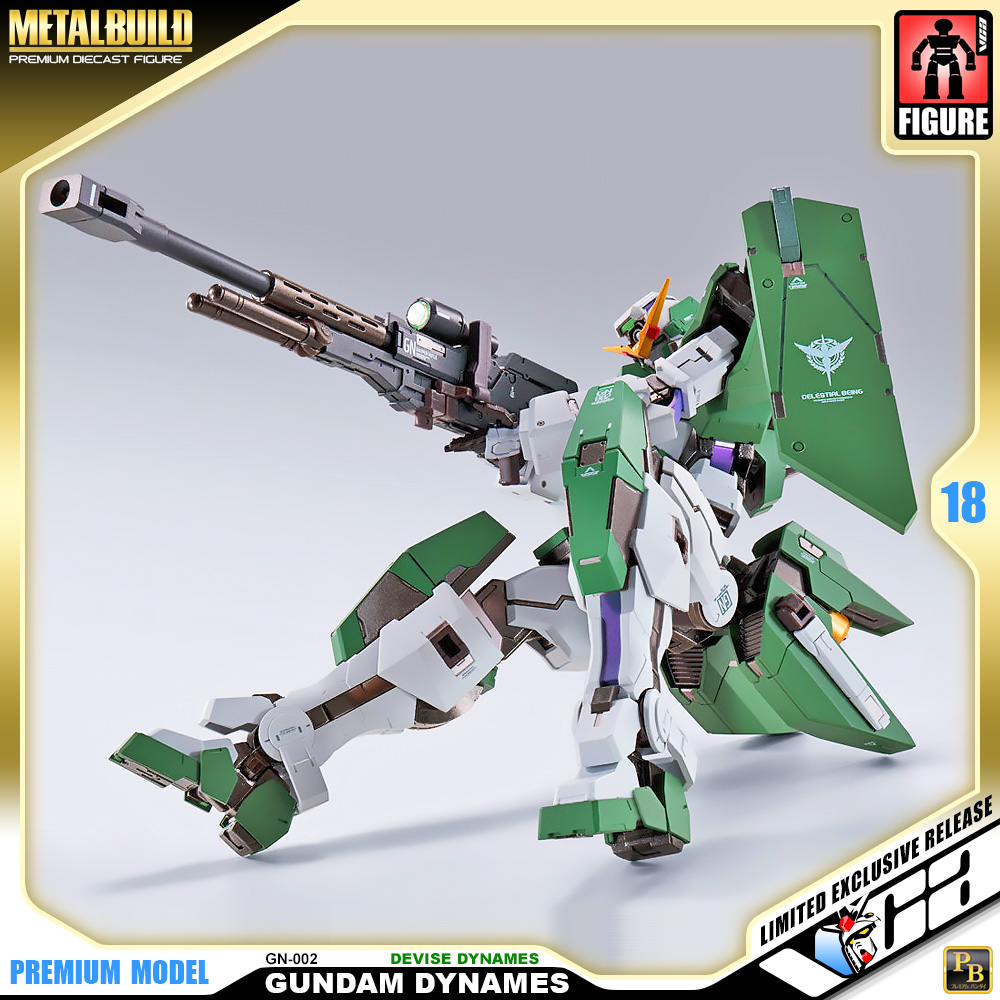 Premium Bandai® Premium Diecast Action Collectibles METAL BUILD GUNDAM DYNAMES & DEVISE DYNAMES