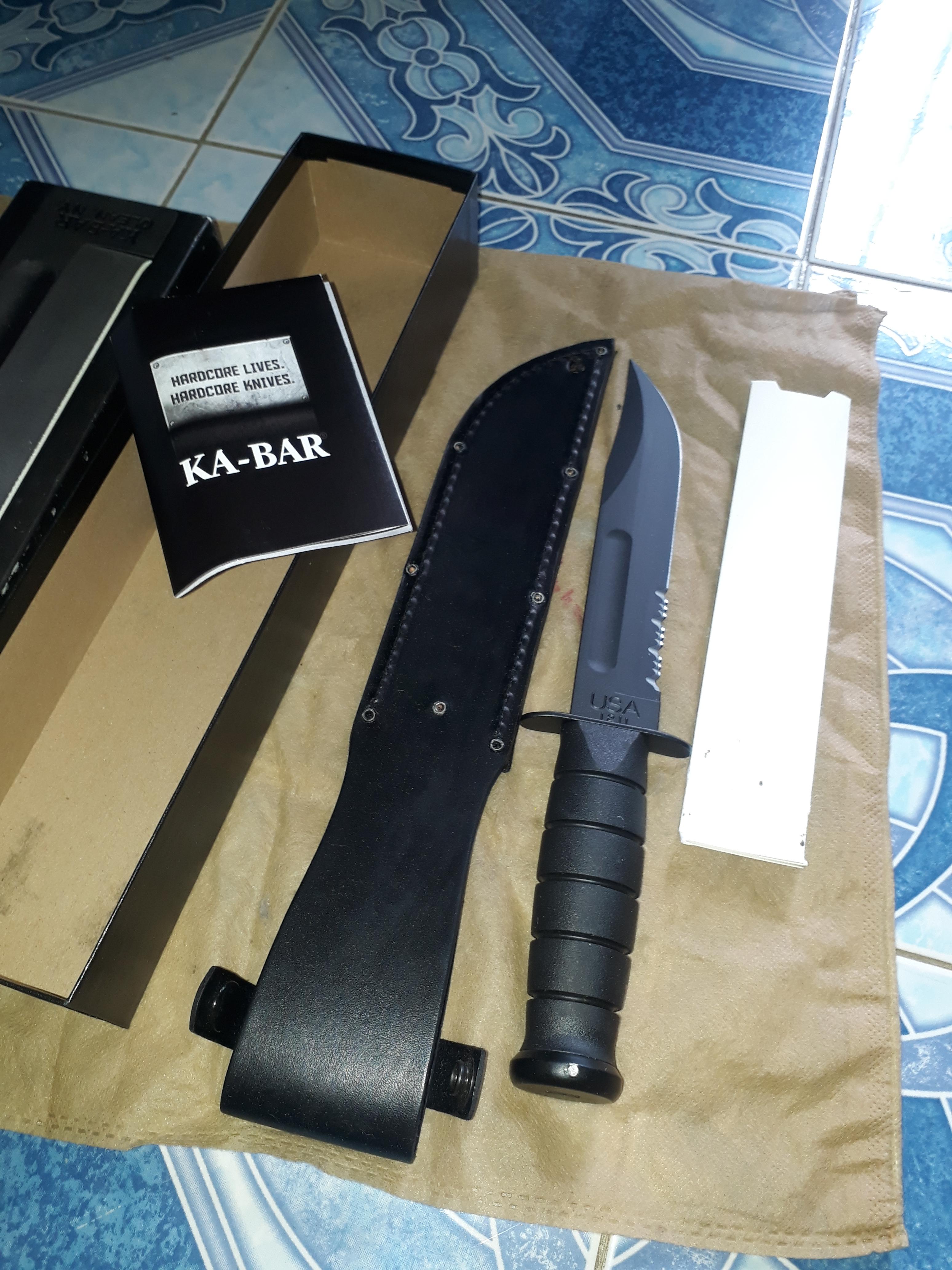 Ka-Bar 2-1212-3 Black Fighting Knife