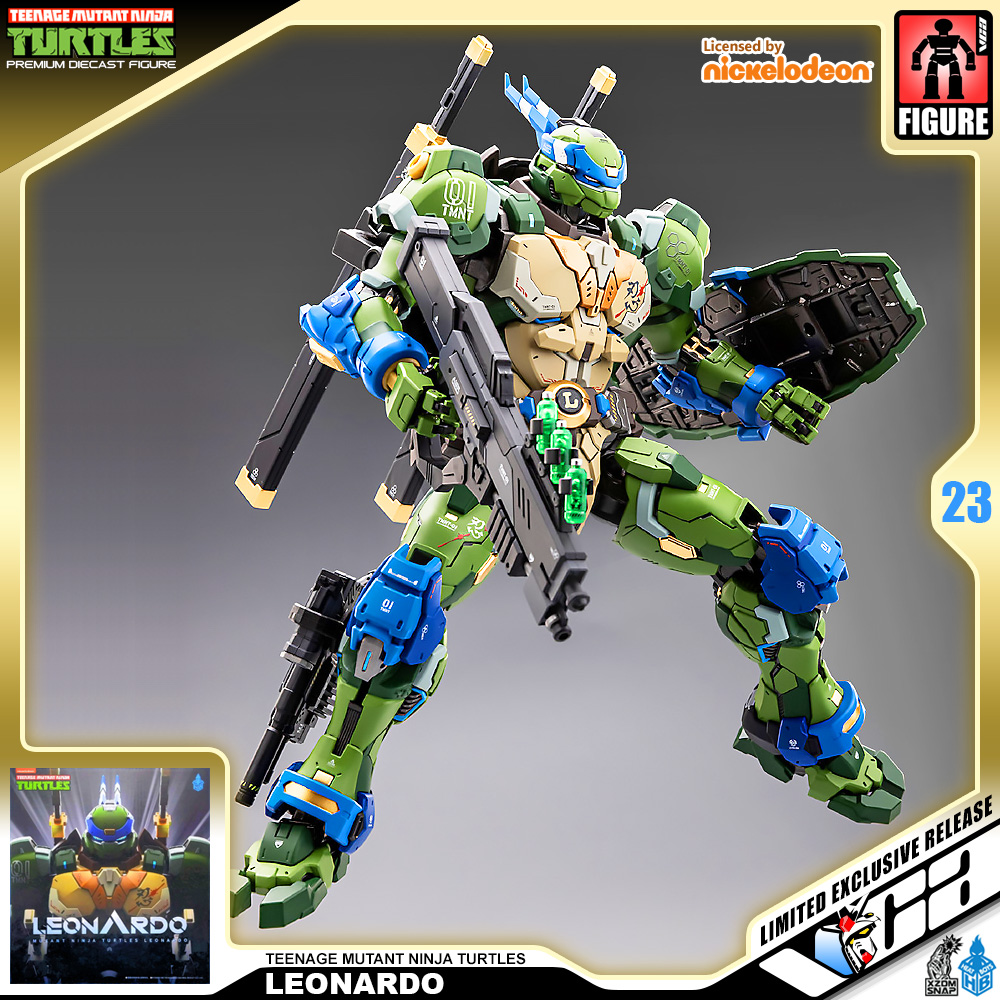 HEAT BOYS X SNAP DESIGN TMNT LEONARDO MECHA