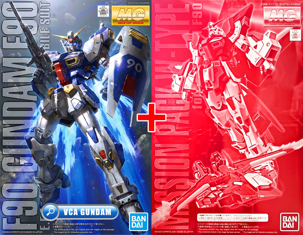 ⭐️ PREMIUM BANDAI PB GUNPLA MASTER GRADE MG 1/100 GUNDAM F90 MISSION PACK W TYPE ประกอบ หุ่นยนต์ โมเดล กันดั้ม กันพลา ของเล่น VCA GUNDAM