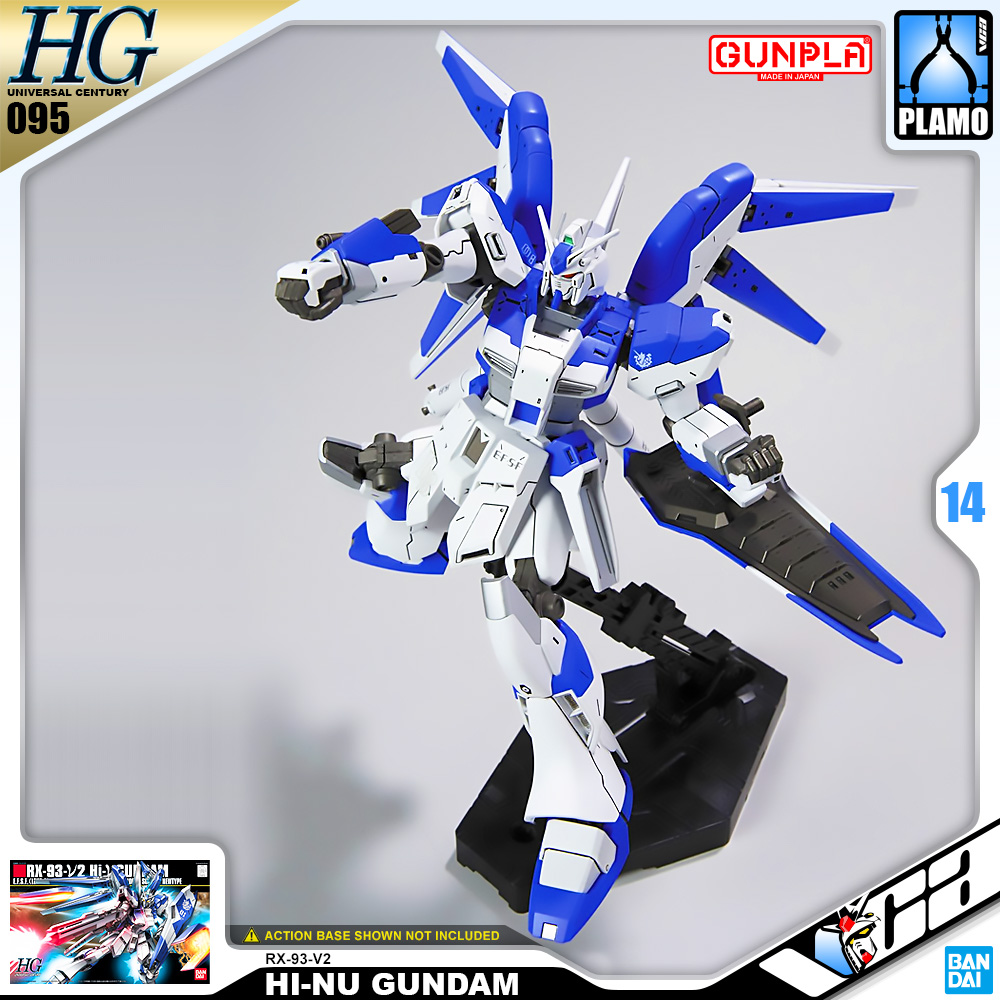 ⭐️ BANDAI GUNPLA HIGH GRADE UNIVERSAL CENTURY HGUC HG 1/144 HI-V HI NU V HI-NU GUNDAM ประกอบ หุ่นยนต์ โมเดล กันดั้ม กันพลา ของเล่น VCA GUNDAM