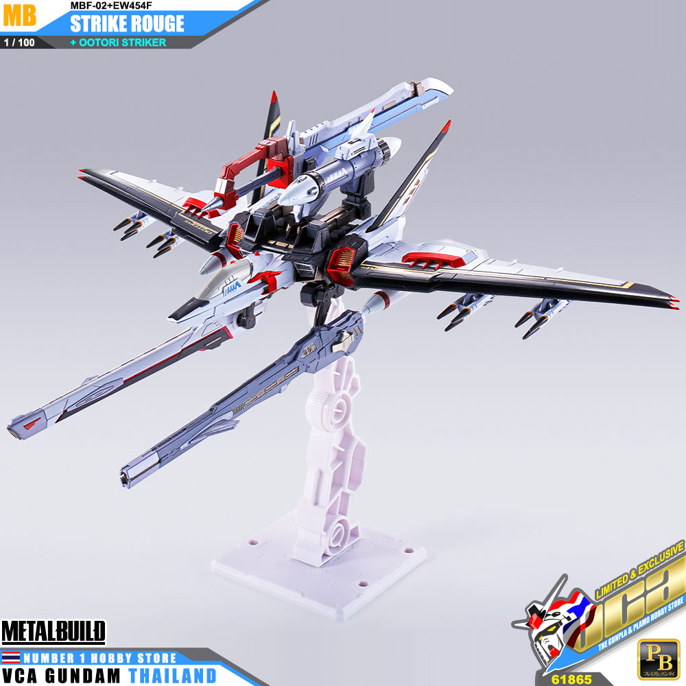 PREMIUM BANDAI TAMASHII NATIONS METAL BUILD STRIKE ROUGE OOTORI STRIKER กันดั้ม ฟิกเกอร์ VCA GUNDAM