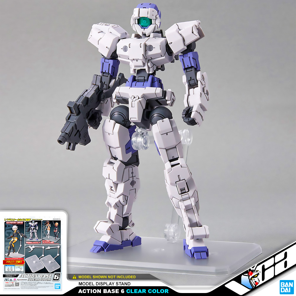 💥 BANDAI GUNPLA ACTION BASE 6 CLEAR COLOR MODEL ACTION FIGURE STAND ฐาน ขาตั้ง โมเดล กันดั้ม กันพลา พลาโม VCA GUNDAM