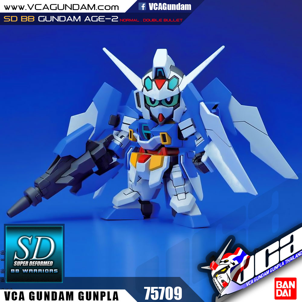 SD BB371 GUNDAM AGE-2 NORMAL / DOUBLE BULLET กันดั้ม เอจ 2 นอร์มอล / ดับเบิ้ล บูลเล็ท