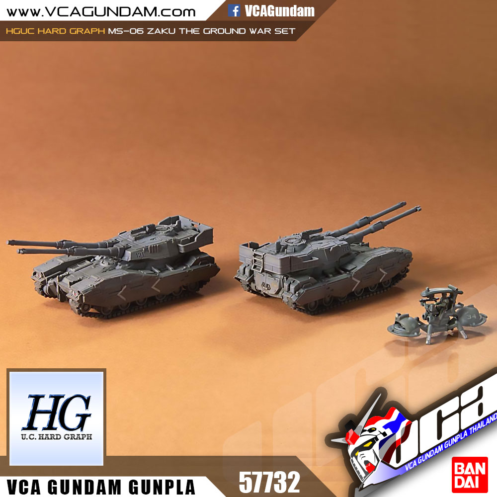 HG MS-06 ซาคุ ZAKU THE GROUND WAR SET