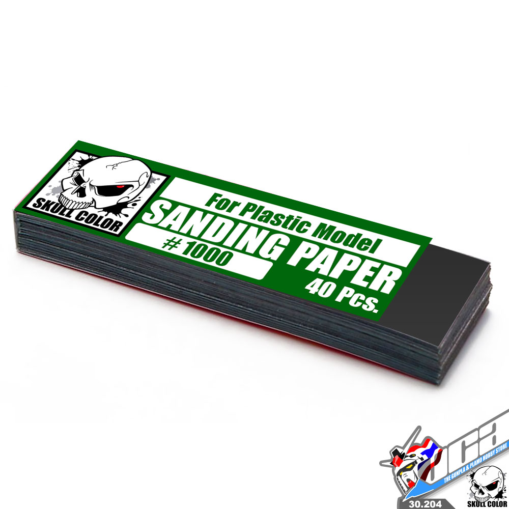 SKULL COLOR 30.204 SANDING PAPER #1000 (40PCS)