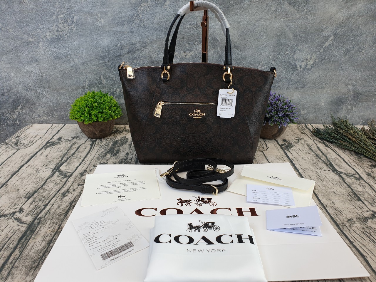 COACH PRAIRIE SATCHEL IN SIGNATURE CANVAS (COACH F79998)