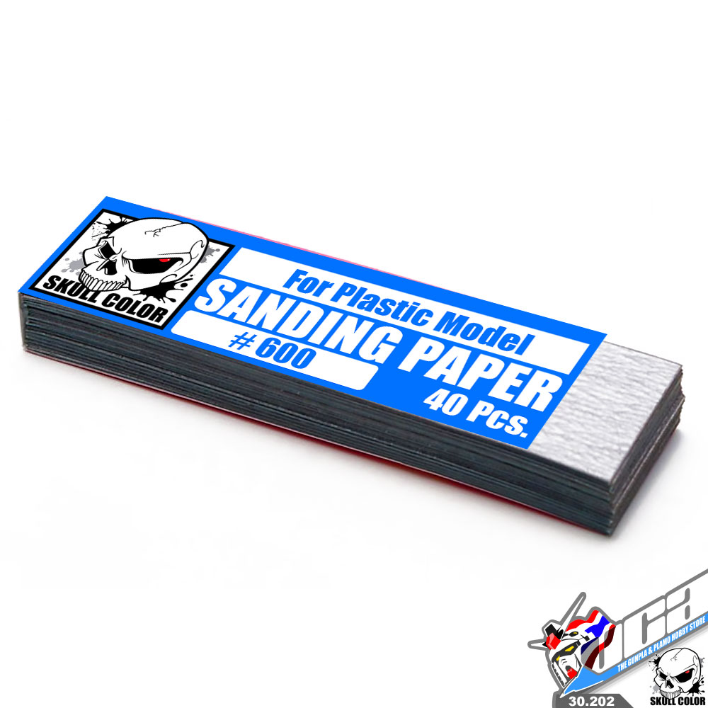 SKULL COLOR 30.202 SANDING PAPER #600 (40PCS)