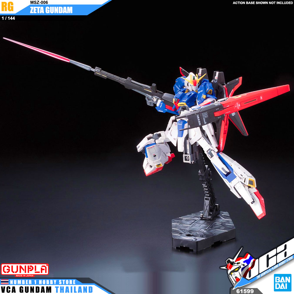 BANDAI GUNPLA REAL GRADE RG 1/144 ZETA GUNDAM โมเดล เซต้า กันดั้ม กันพลา VCA GUNDAM