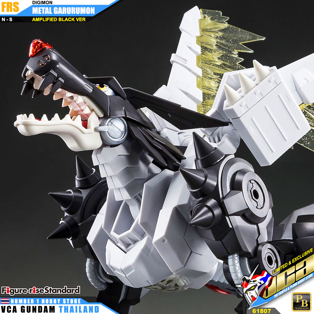 BANDAI FIGURE-RISE STANDARD METAL GARURUMON AMPLIFIED BLACK VER FIGURE RISE ดิจิมอน แอดเวนเจอร์ โมเดล VCA GUNDAM