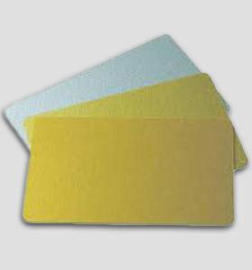 บัตรพลาสติกเปล่า สีเมทัลลิกเงิน พื้นประกายทอง