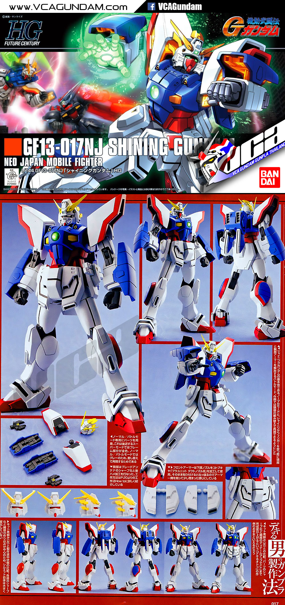 HG SHINING GUNDAM ไชนิ่ง กันดั้ม